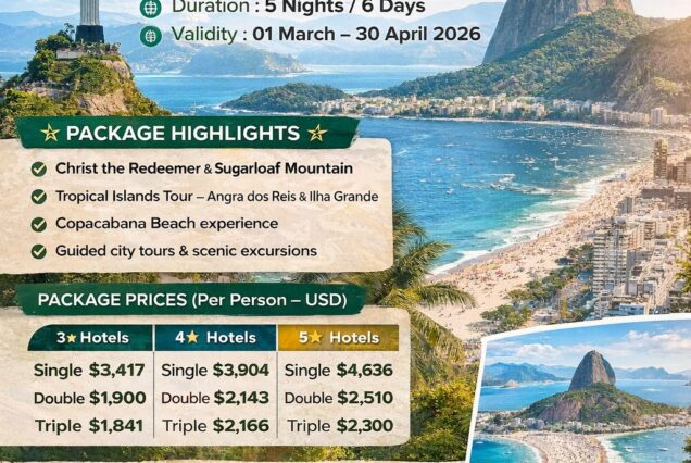 Rio Easter Holiday Package 2026