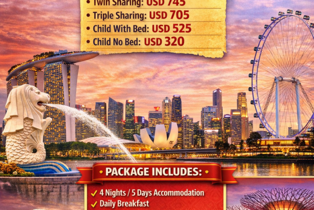 Singapore Tour Package From Kenya