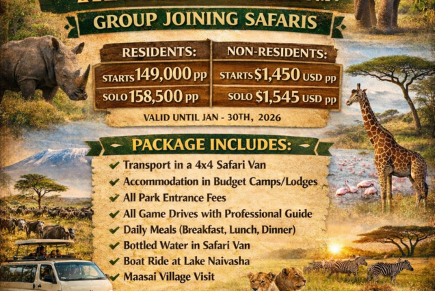 Kenya Group Joining Safari 8 Days