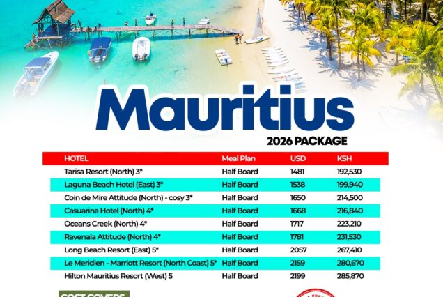 Mauritius Holiday Package with white-sand beaches