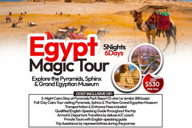 Egypt Holiday Package at the Great Pyramids of Giza and the Great Sphinx
